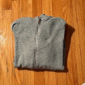 Gray Zip-Up Hoodie